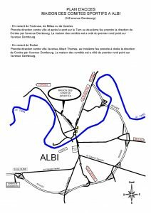 Affiche Albi plan